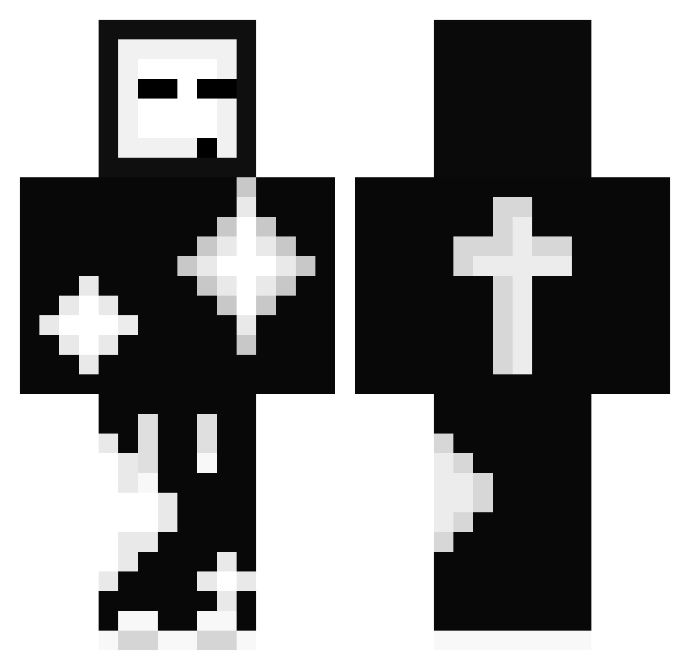dragosl4vv Minecraft skin, front and back view
