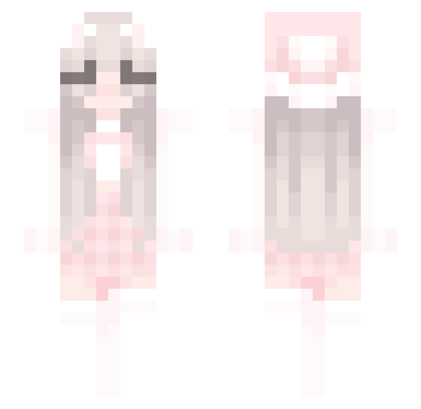 vxA1ex__ Minecraft skin, front and back view