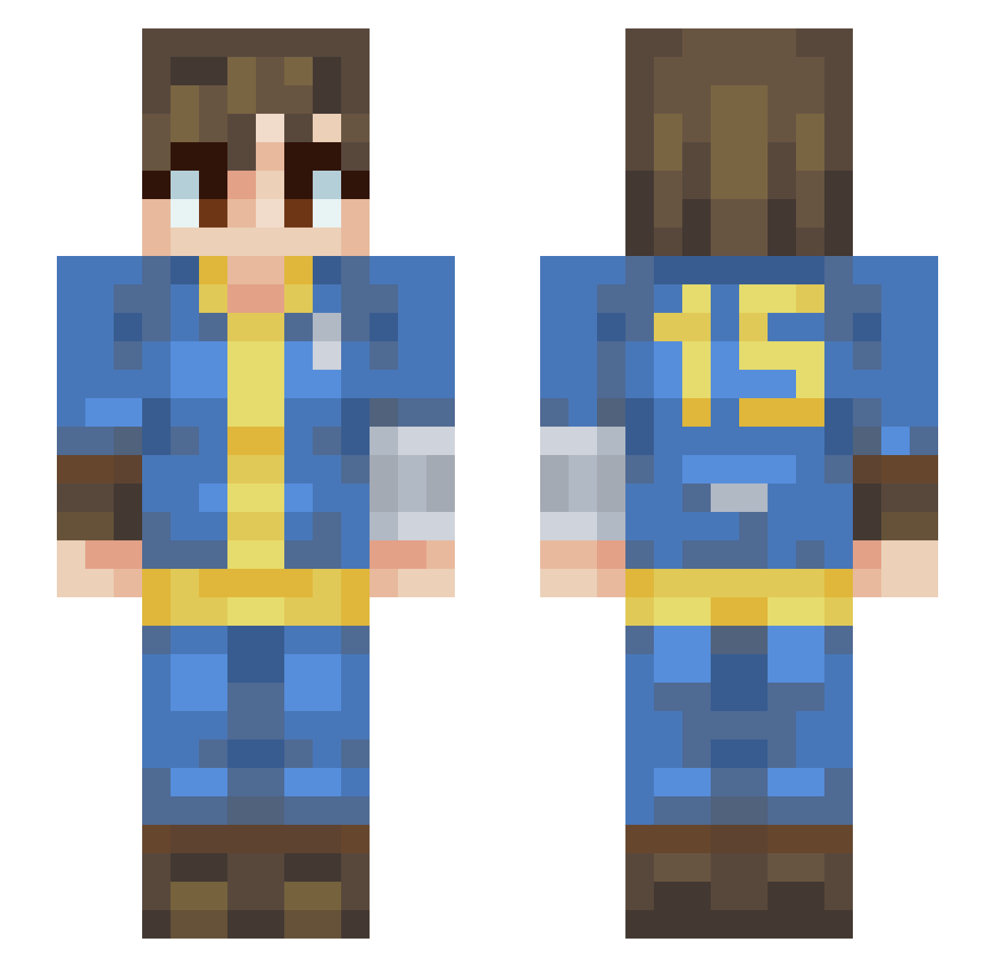 B__R__A__N__C__H Minecraft skin, front and back view