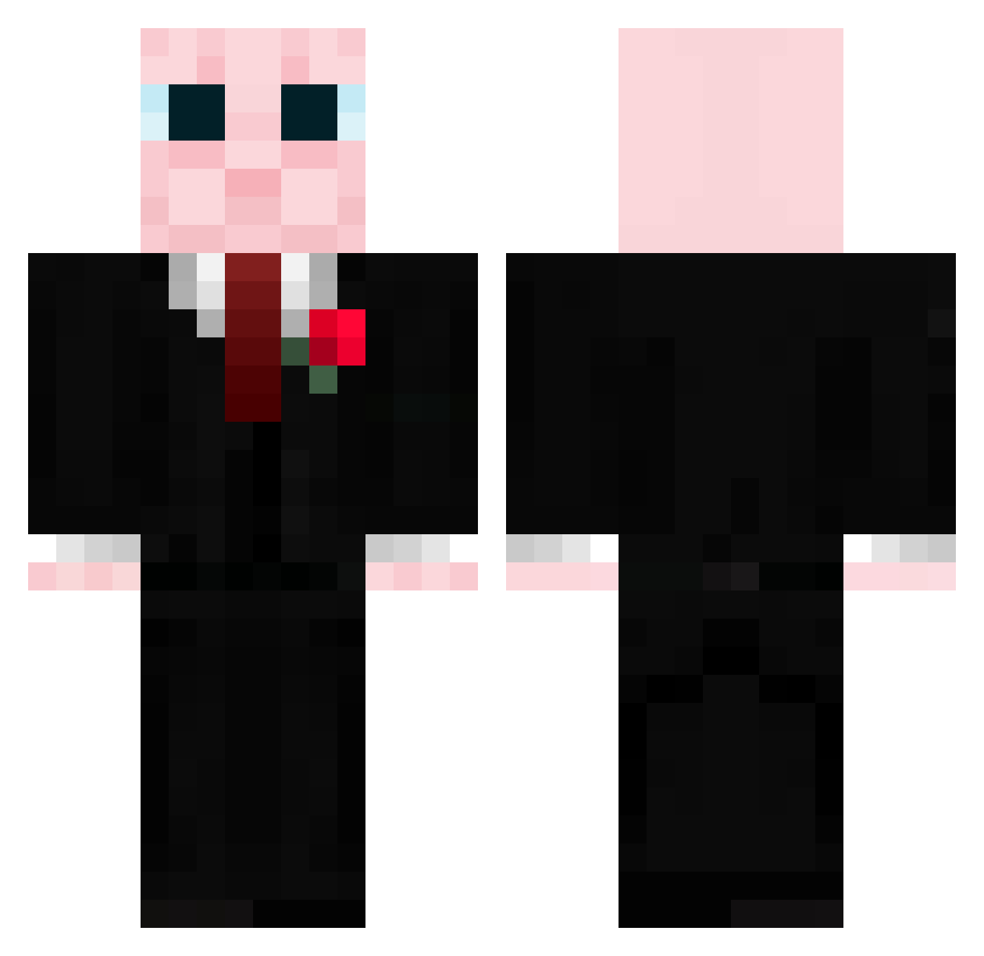 thesaguaro Minecraft skin, front and back view