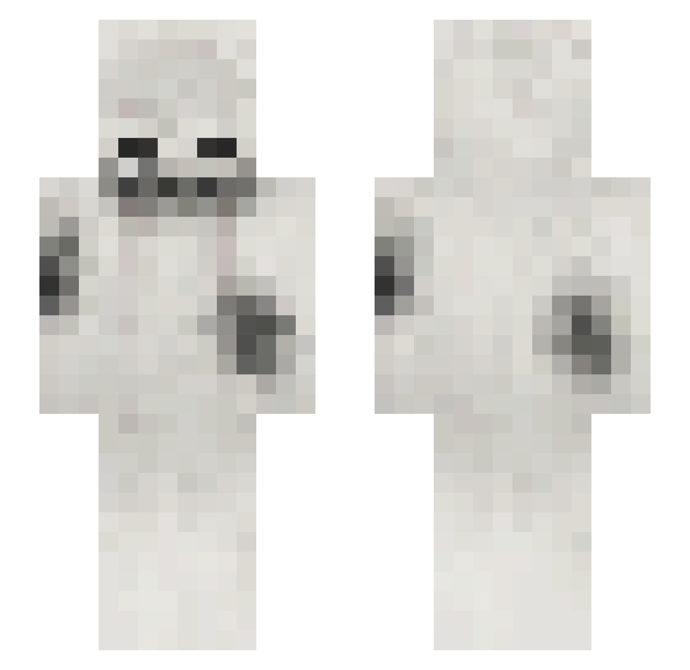 ylh Minecraft skin, front and back view