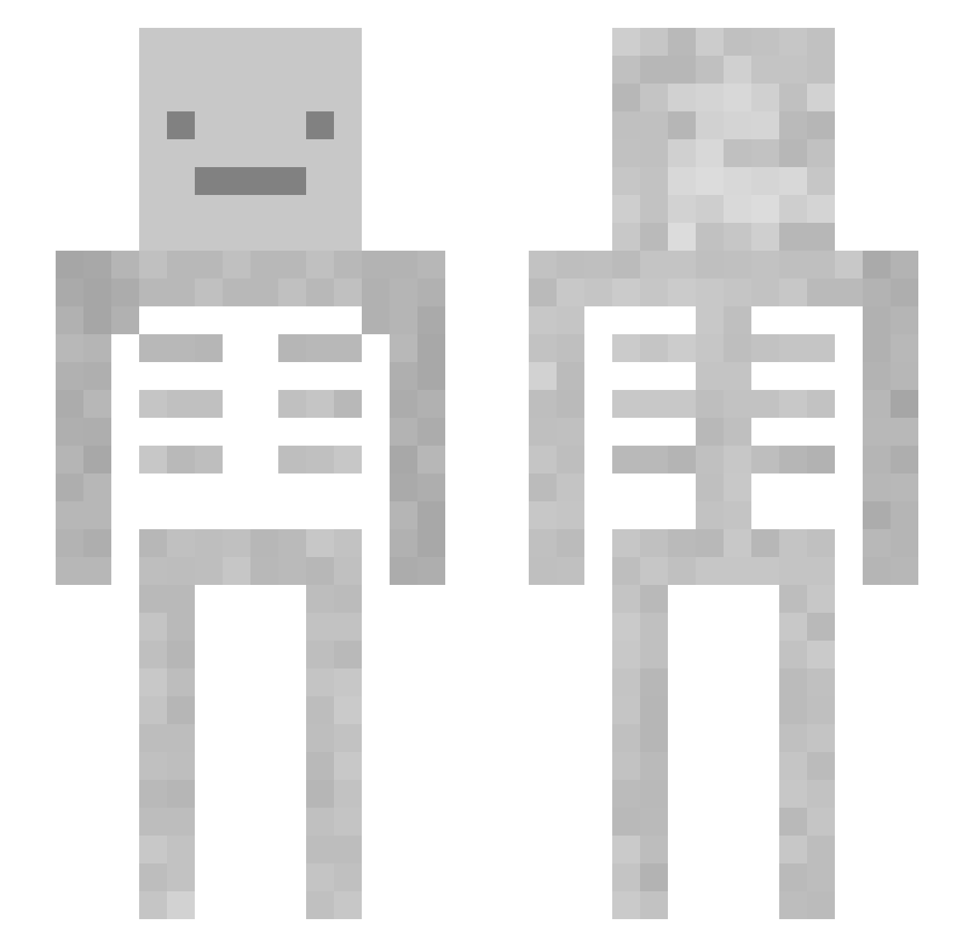 valminer11 Minecraft skin, front and back view