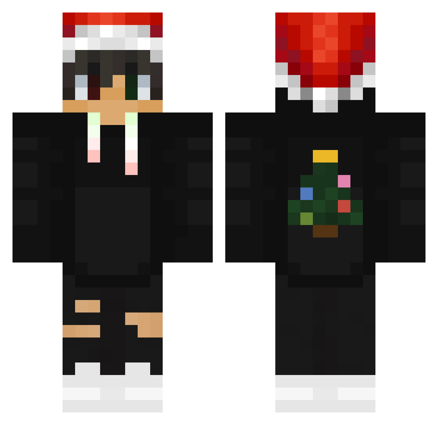 KURBALIJA Minecraft skin, front and back view