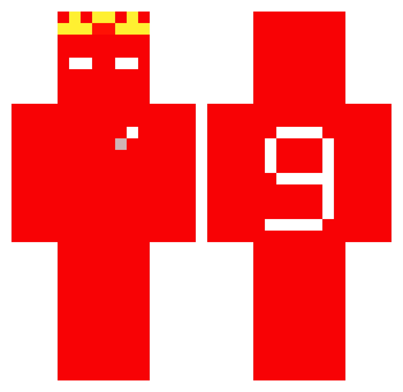 El_Kaabi Minecraft skin, front and back view