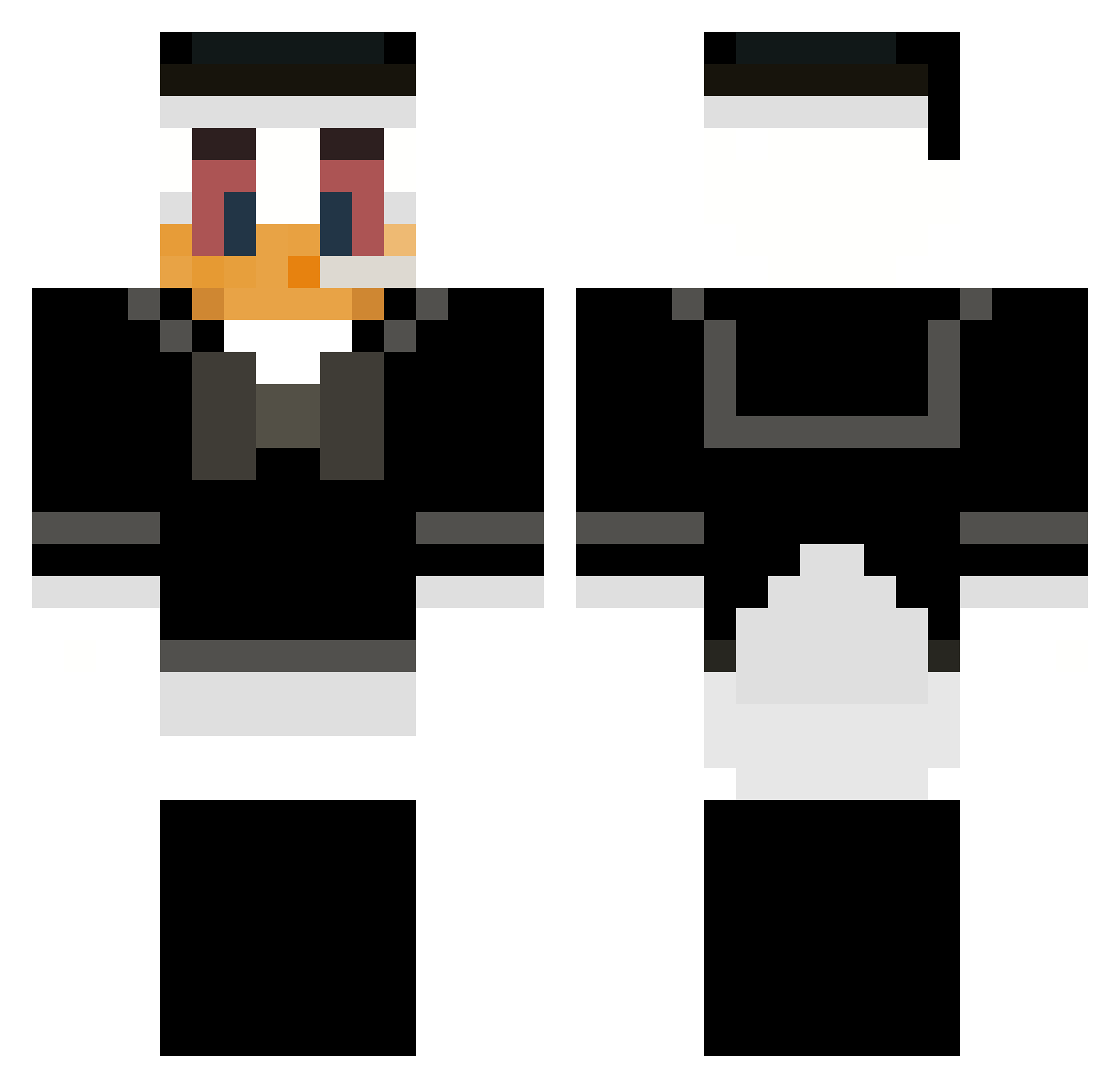 Sorrisinho069 Minecraft skin, front and back view