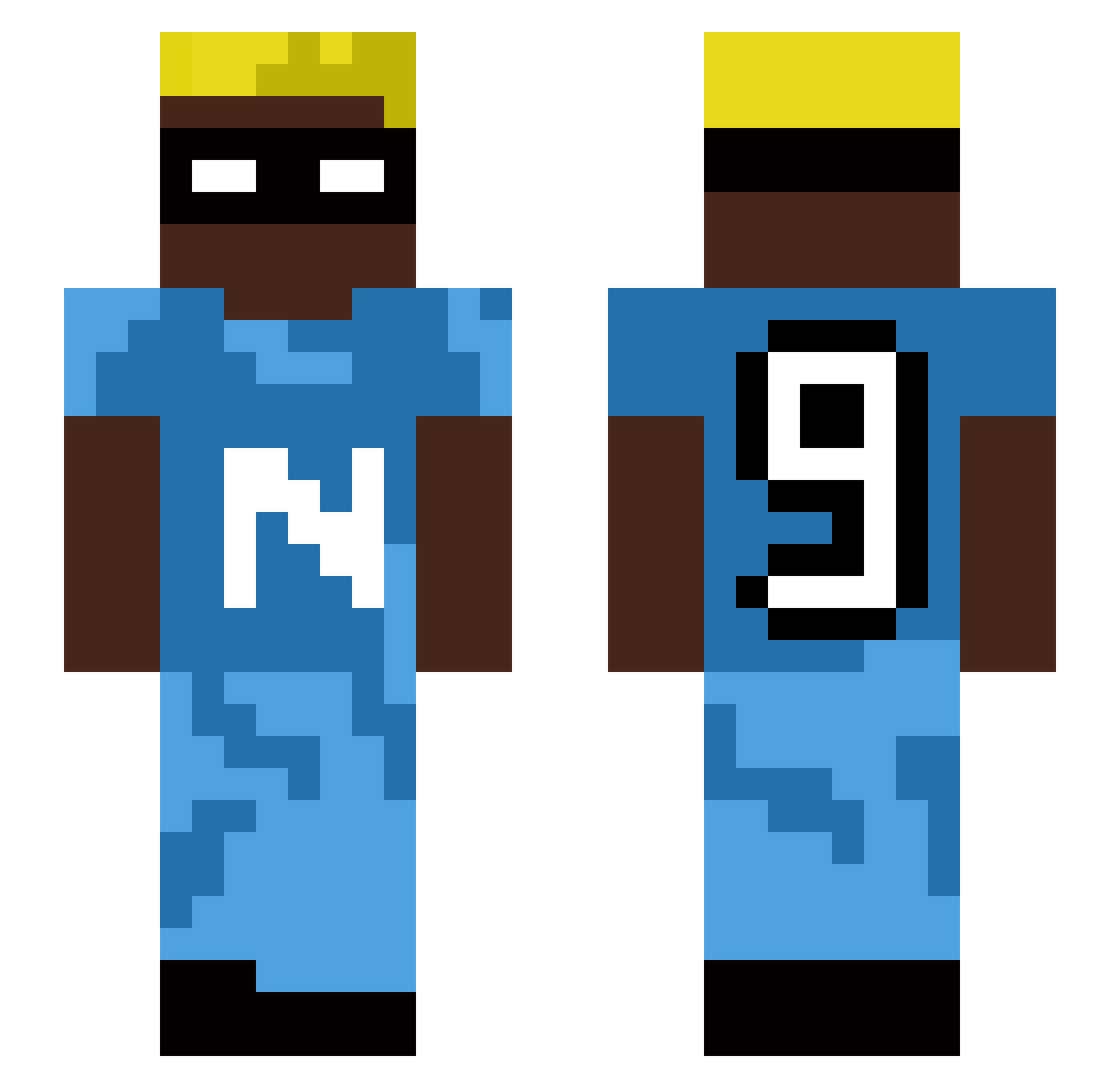bbruu__ - number 9 Minecraft skin