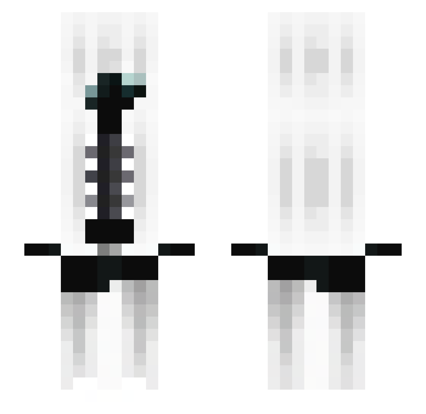 indianwhen Minecraft skin, front and back view