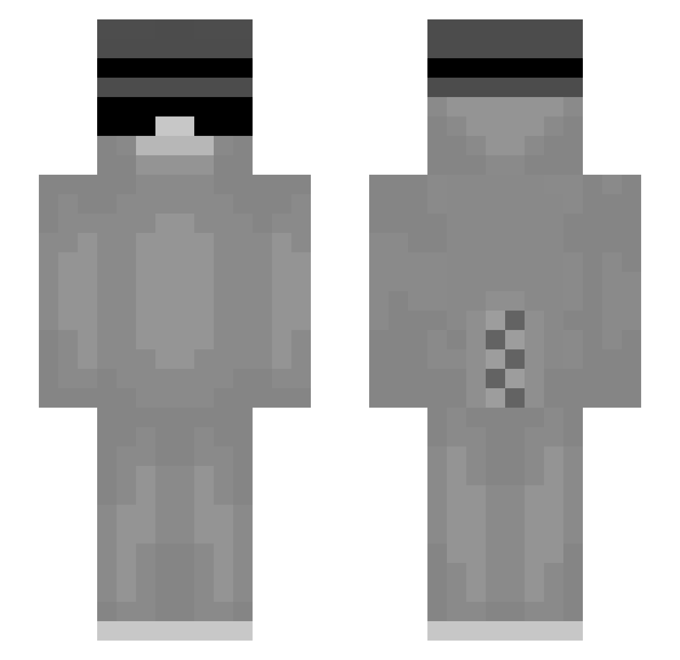 illamaoff Minecraft skin, front and back view