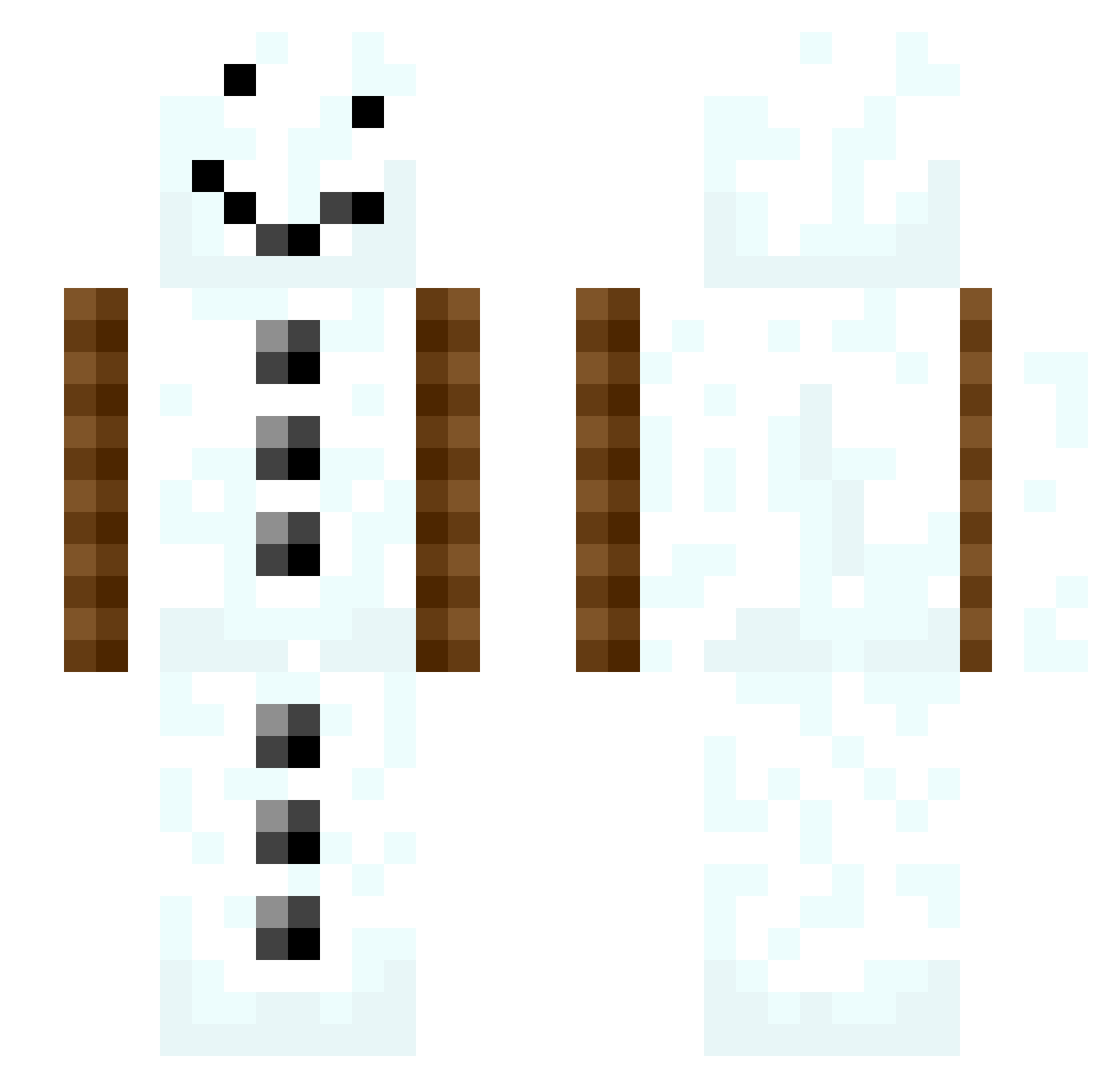 poripu1215 Minecraft skin, front and back view