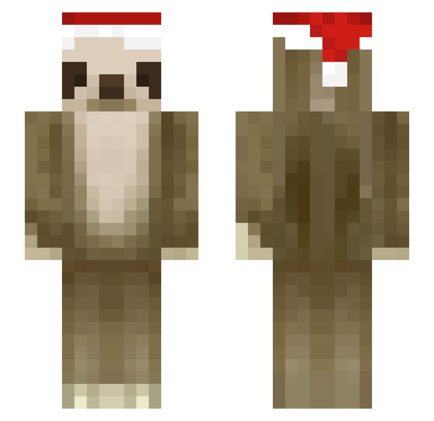 Oo_Sarah_oO Minecraft skin, front and back view