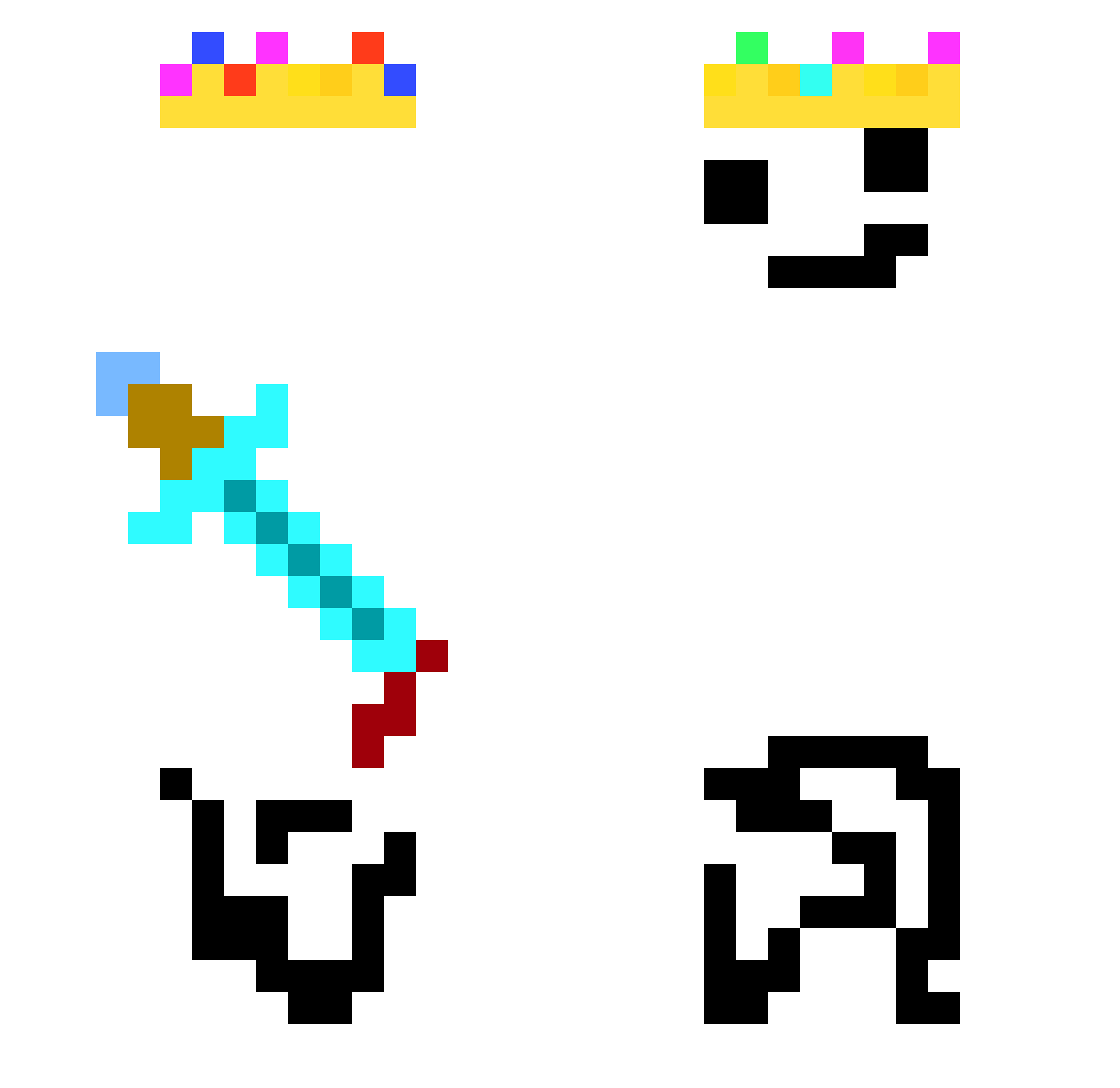 sub5warrior Minecraft skin, front and back view