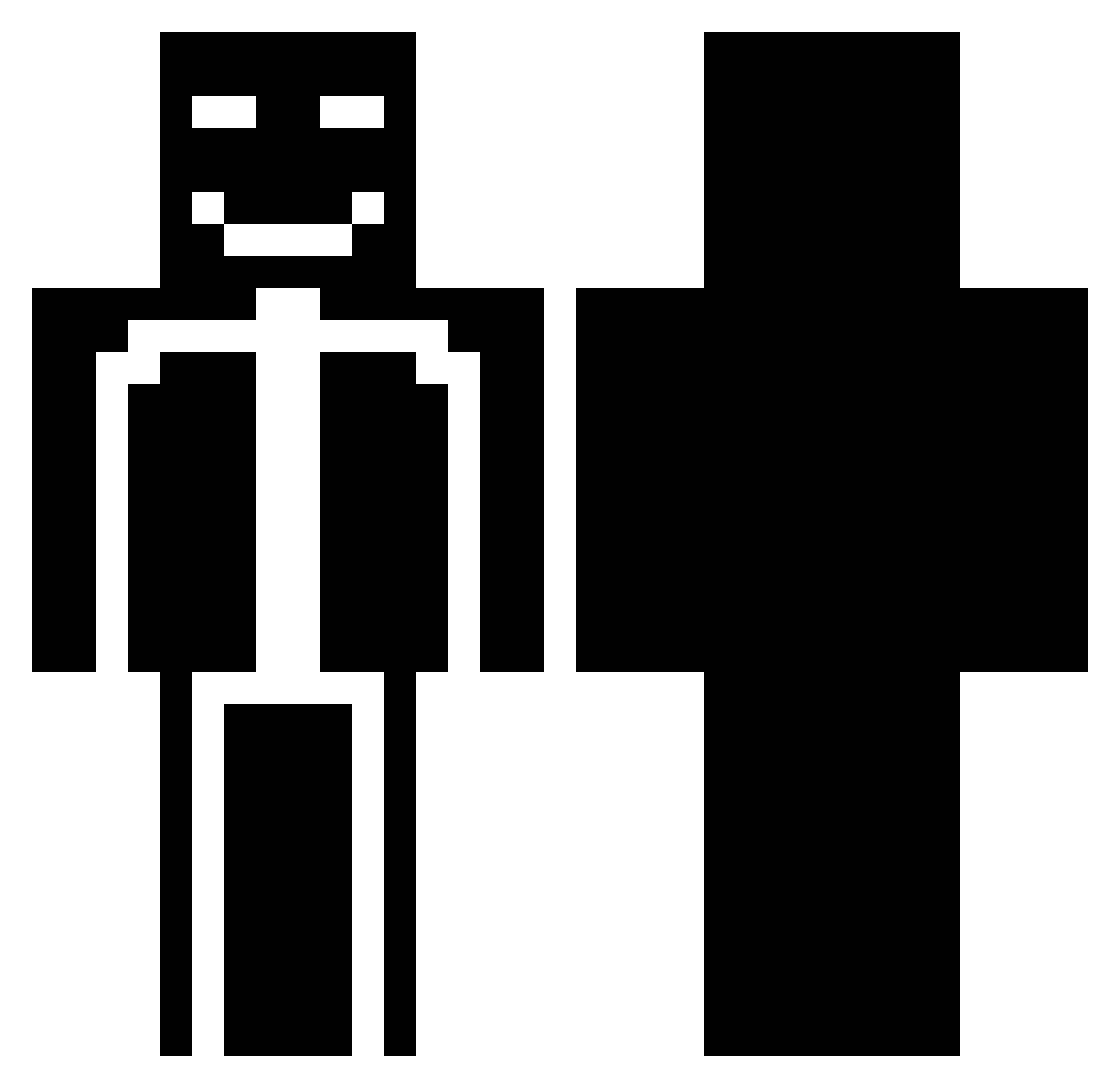 Gold_Zahn Minecraft skin, front and back view
