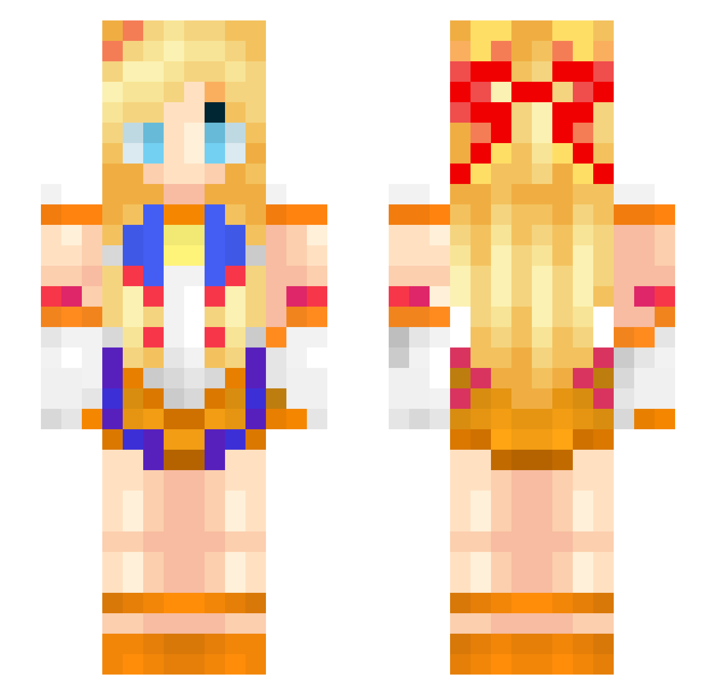 kailahgracieeee Minecraft skin, front and back view