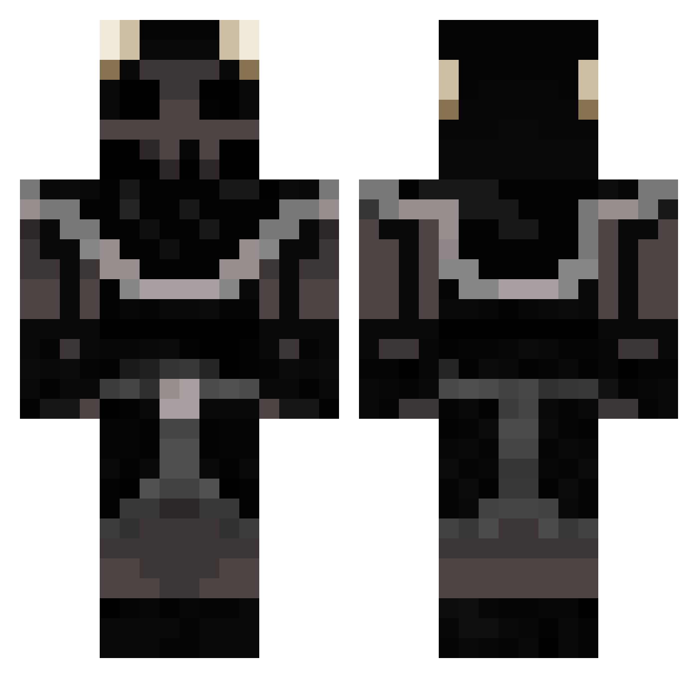 RAZ_MATAZ_ Minecraft skin, front and back view