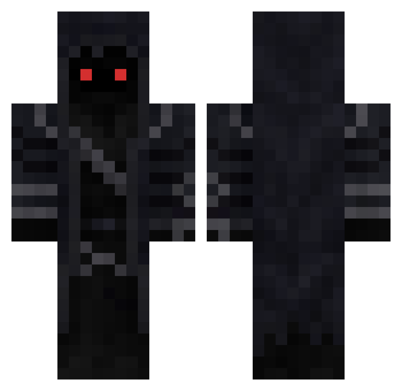 banchikoapir Minecraft skin, front and back view