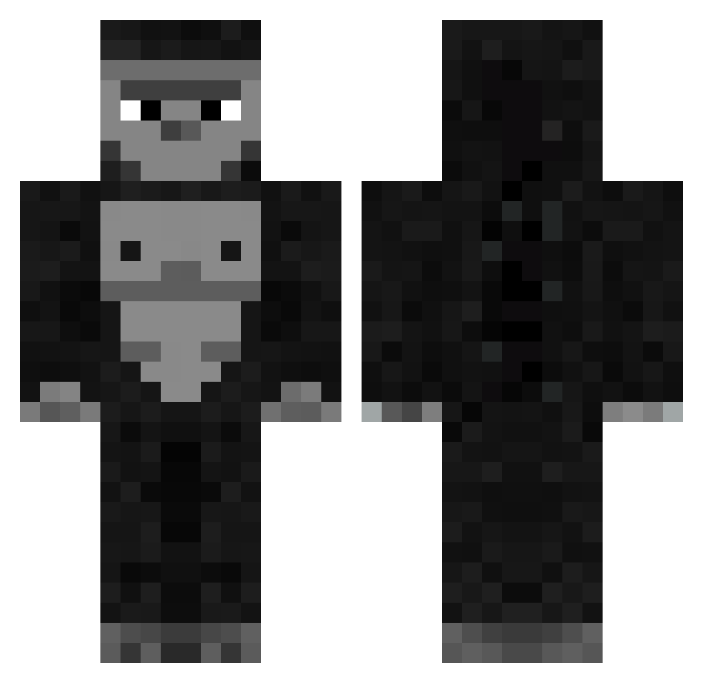 WiFiProblem Minecraft skin, front and back view