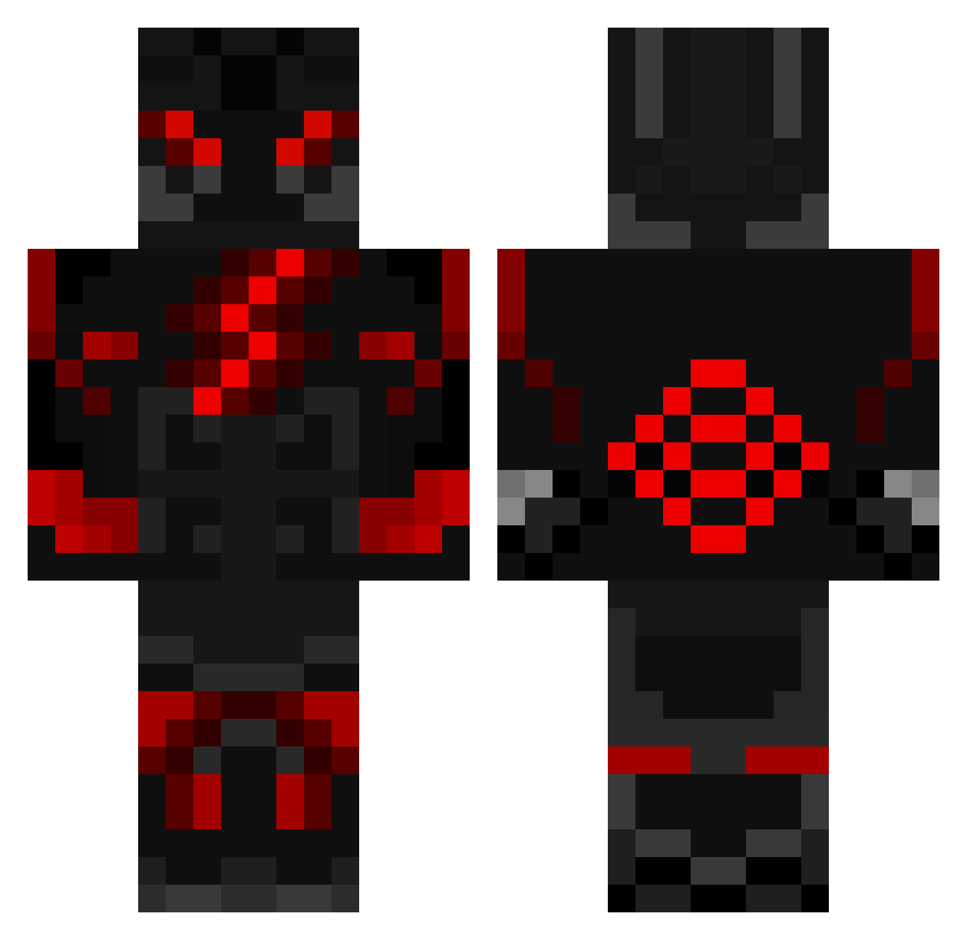 _Frostyyy_ Minecraft skin, front and back view