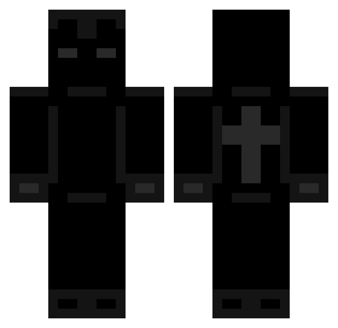CorniliusThe1st Minecraft skin, front and back view