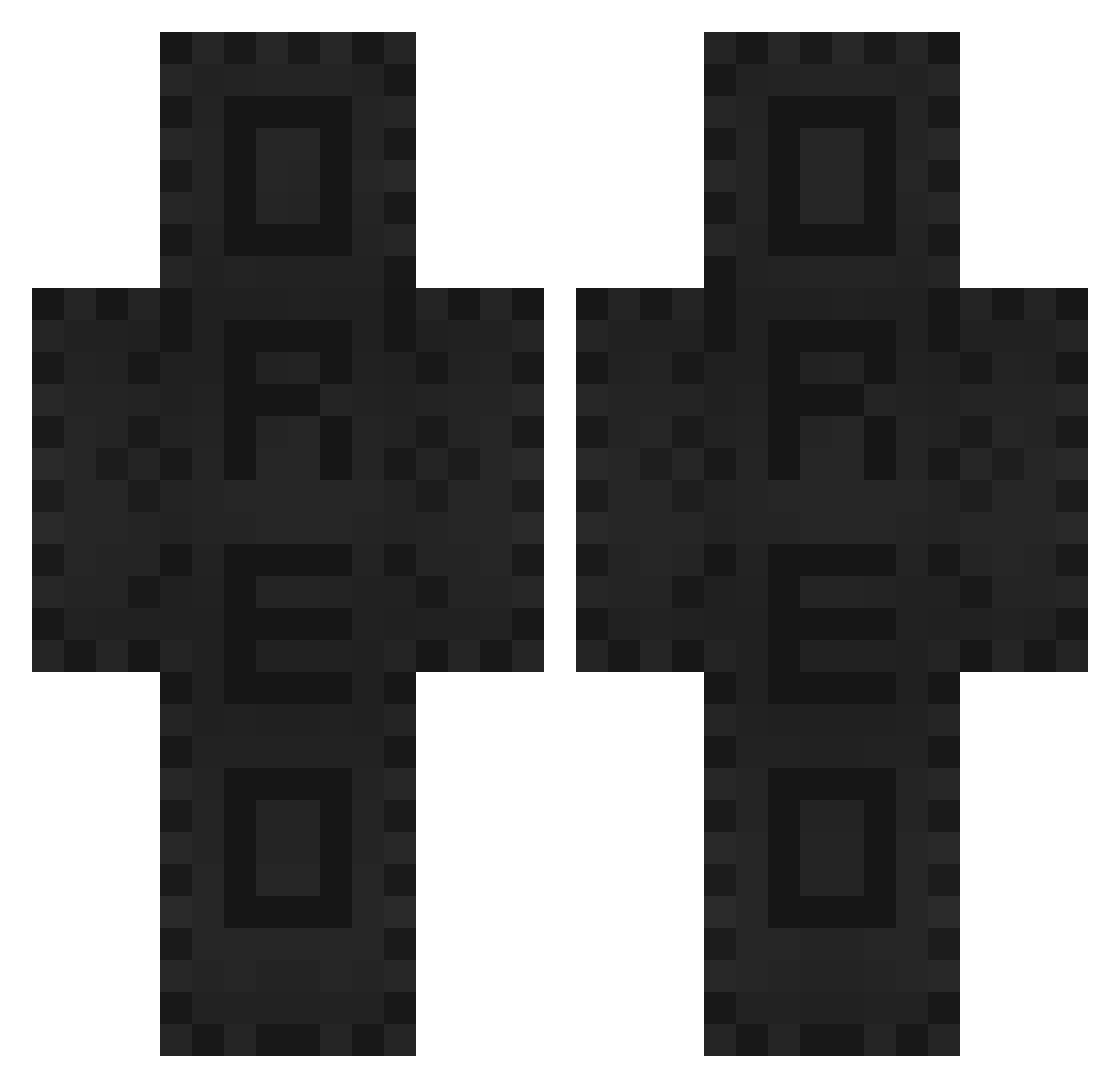 oreo1874 Minecraft skin, front and back view