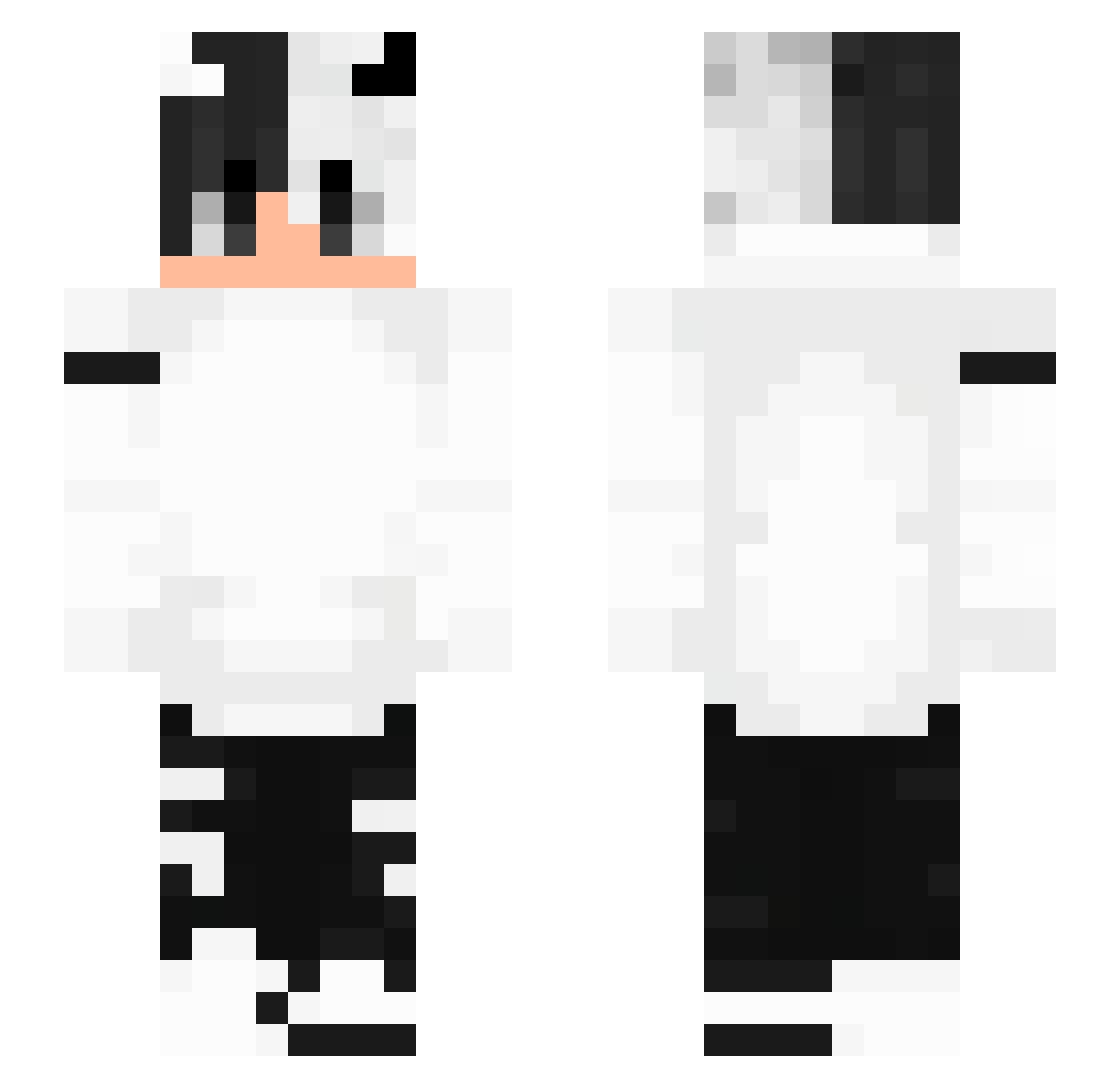 Mr_Luik Minecraft skin, front and back view