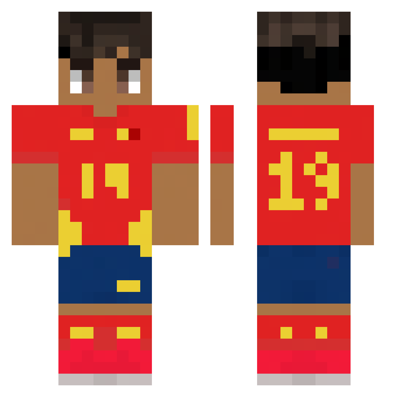 mamct1203 Minecraft skin, front and back view
