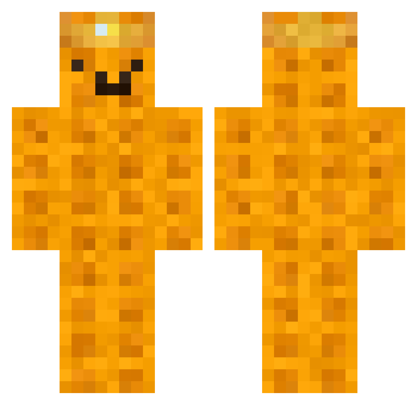 D1az4ik Minecraft skin, front and back view