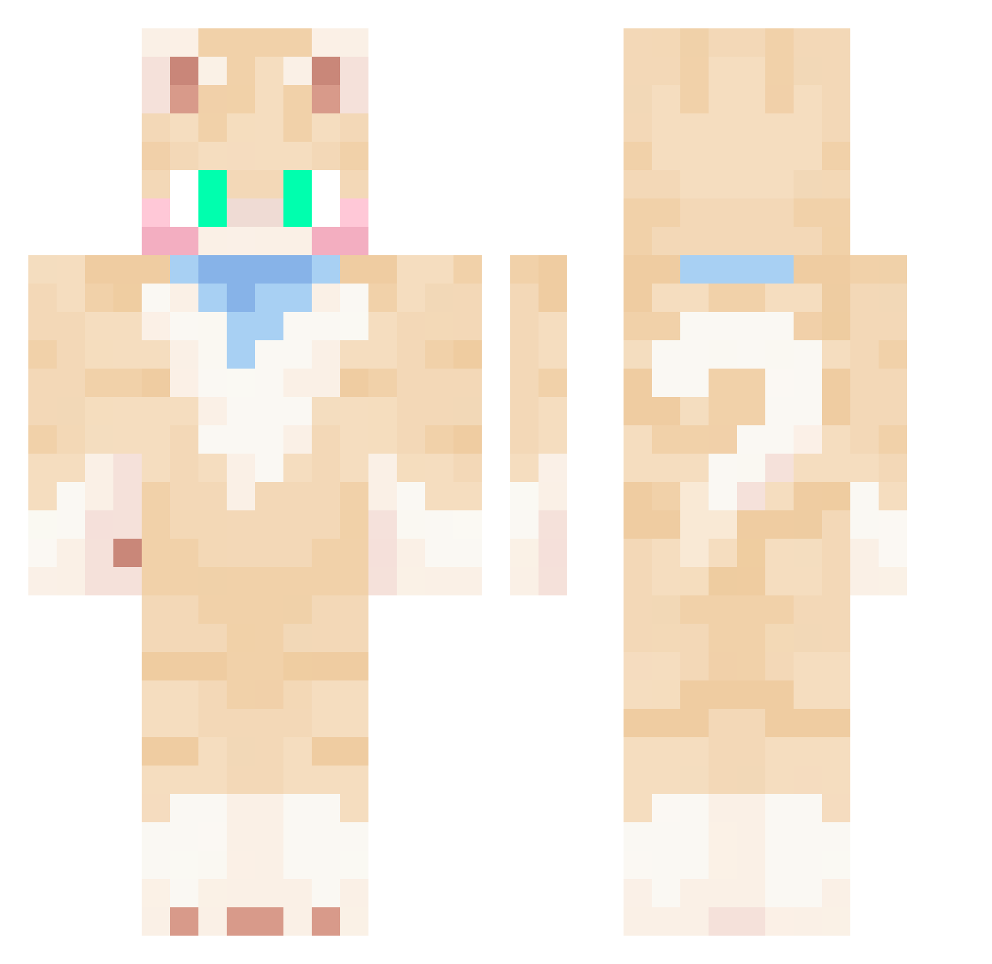 MICHAEL1408 Minecraft skin, front and back view