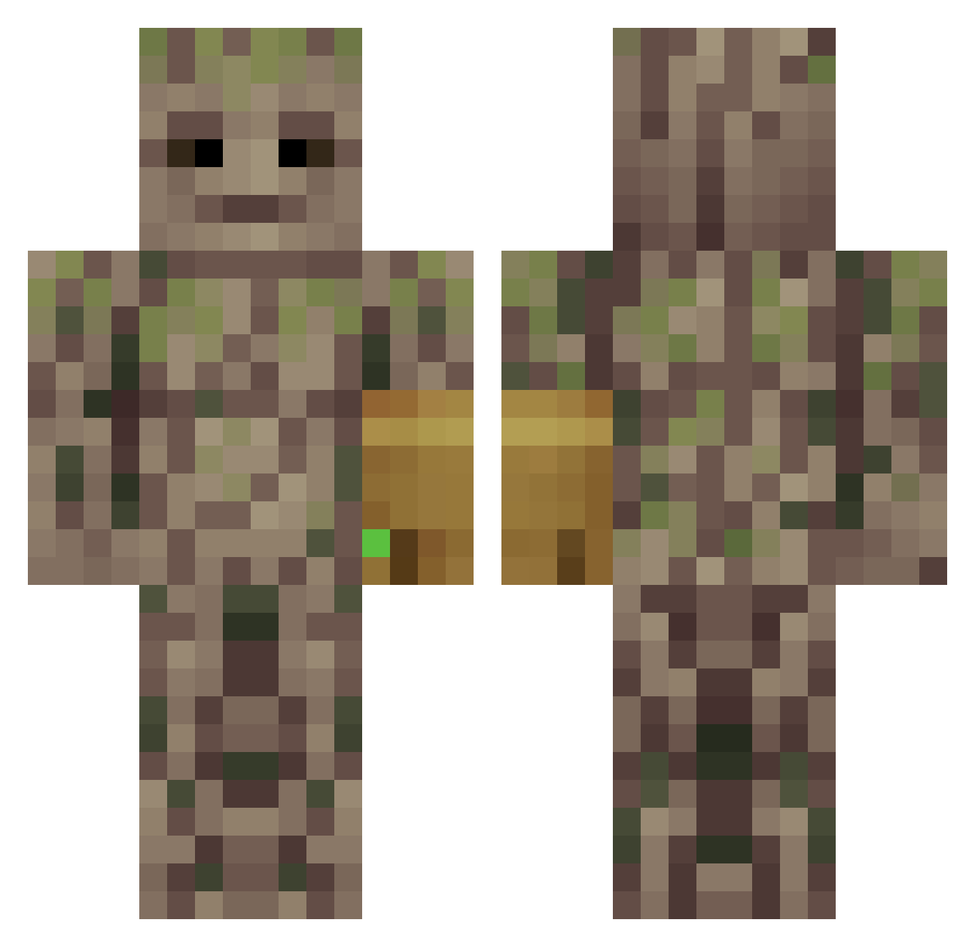 wesleyvw078 Minecraft skin, front and back view
