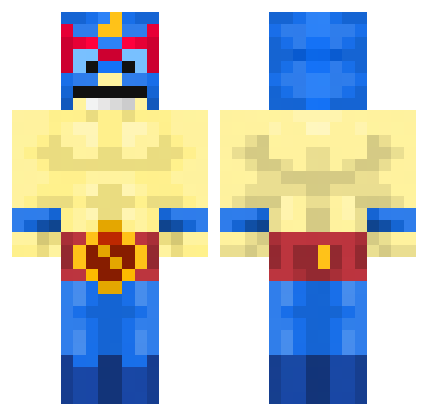 TastyTan668 Minecraft skin, front and back view