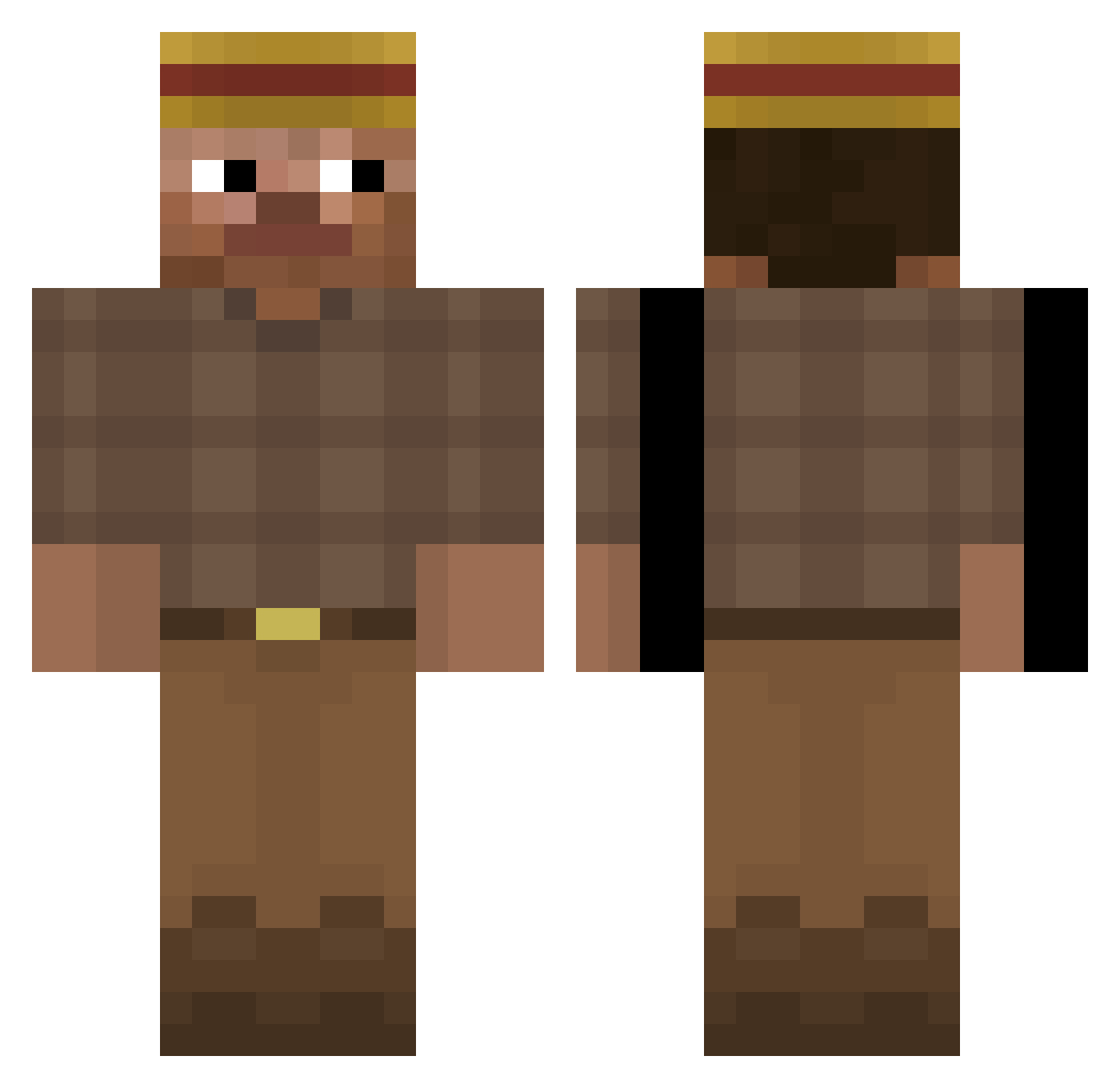 Naaan_ Minecraft skin, front and back view