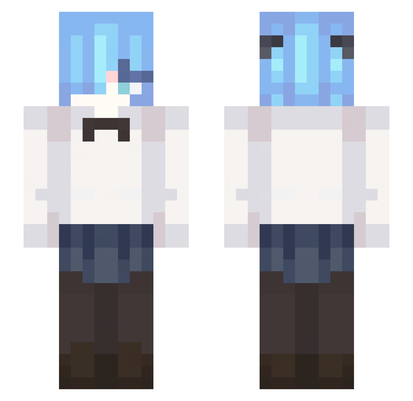 ArdaTTT Minecraft skin, front and back view
