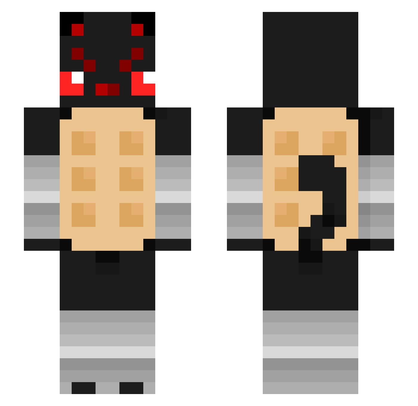 Suzuy4_ Minecraft skin, front and back view