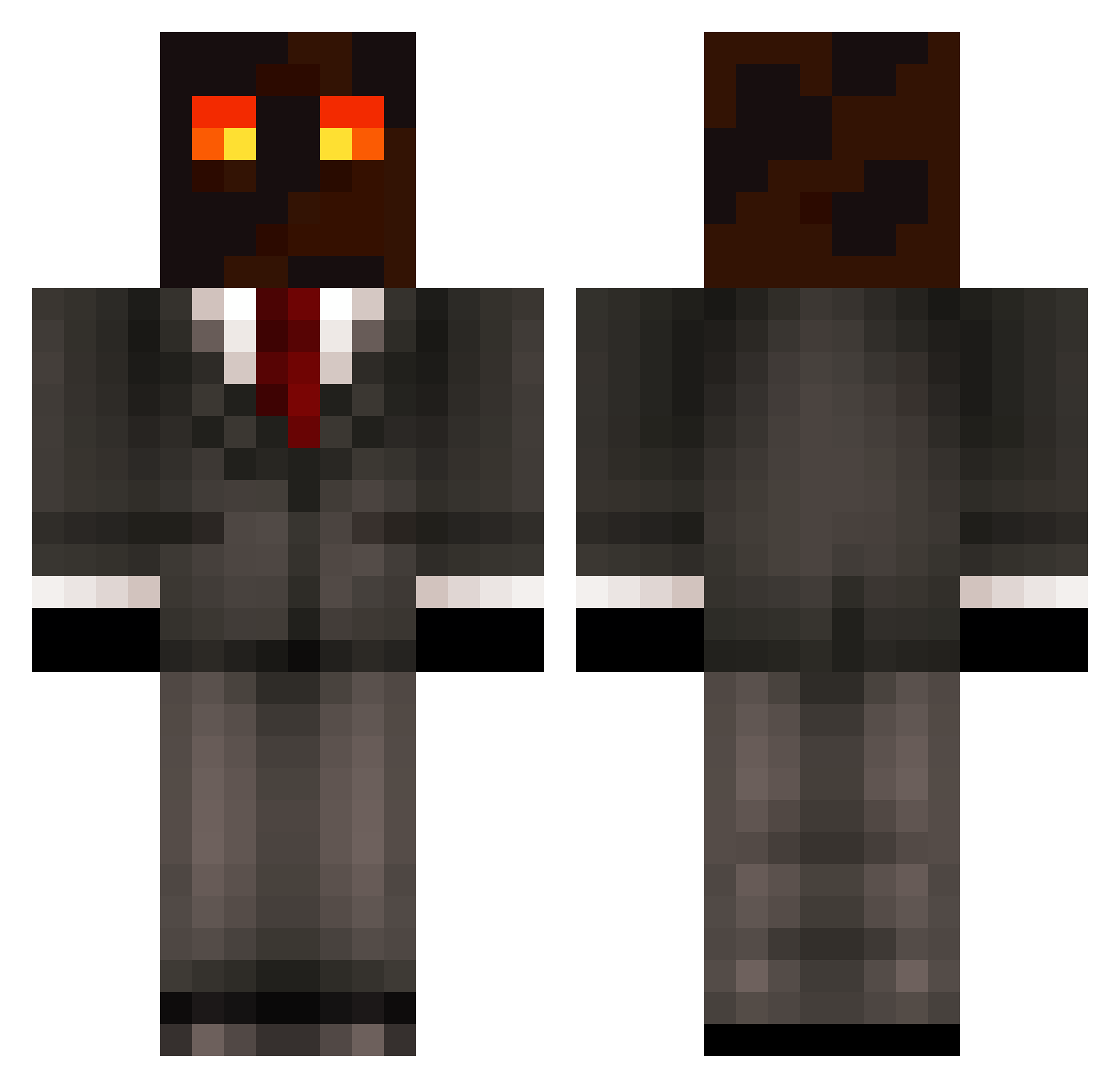 M1n1gamerguy123 Minecraft skin, front and back view