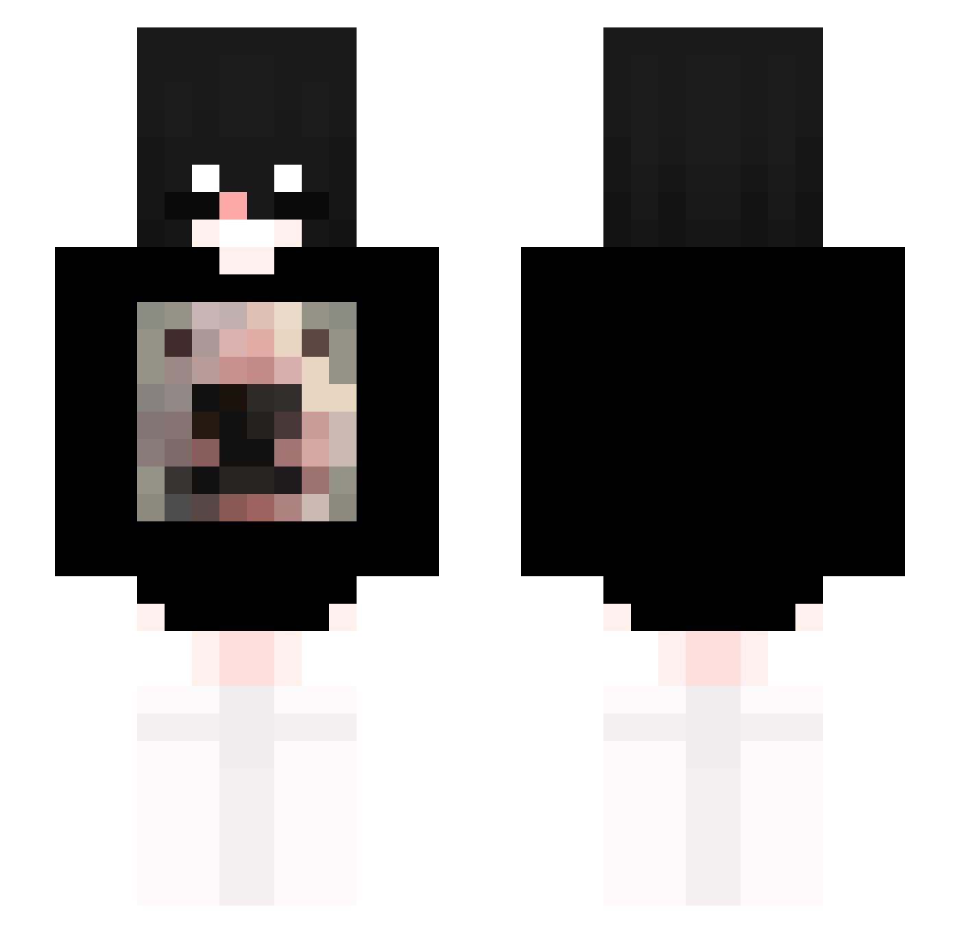 _dinosaurus_1 Minecraft skin, front and back view