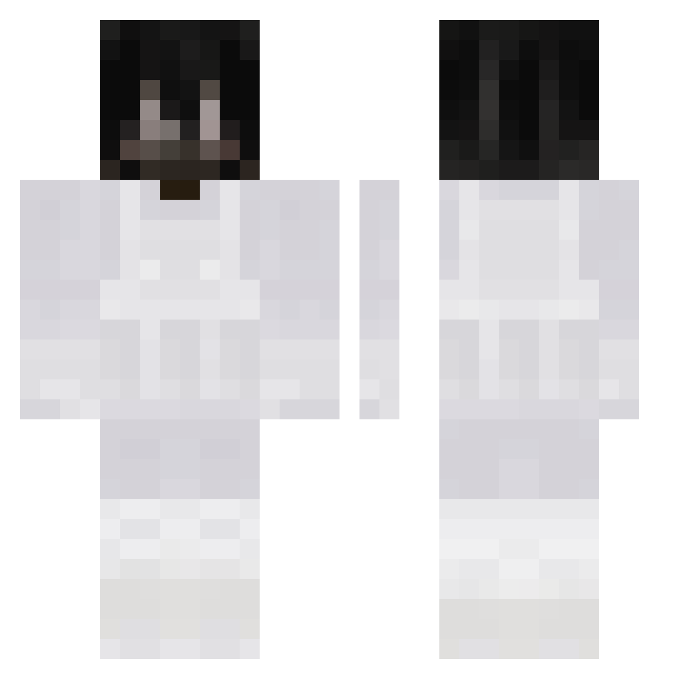 zeden11 Minecraft skin, front and back view