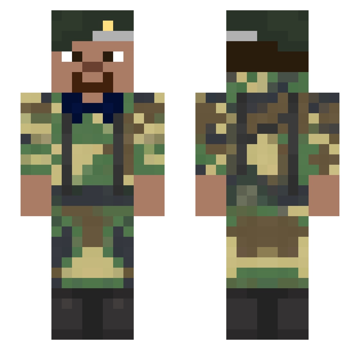 ewwh0311 Minecraft skin, front and back view