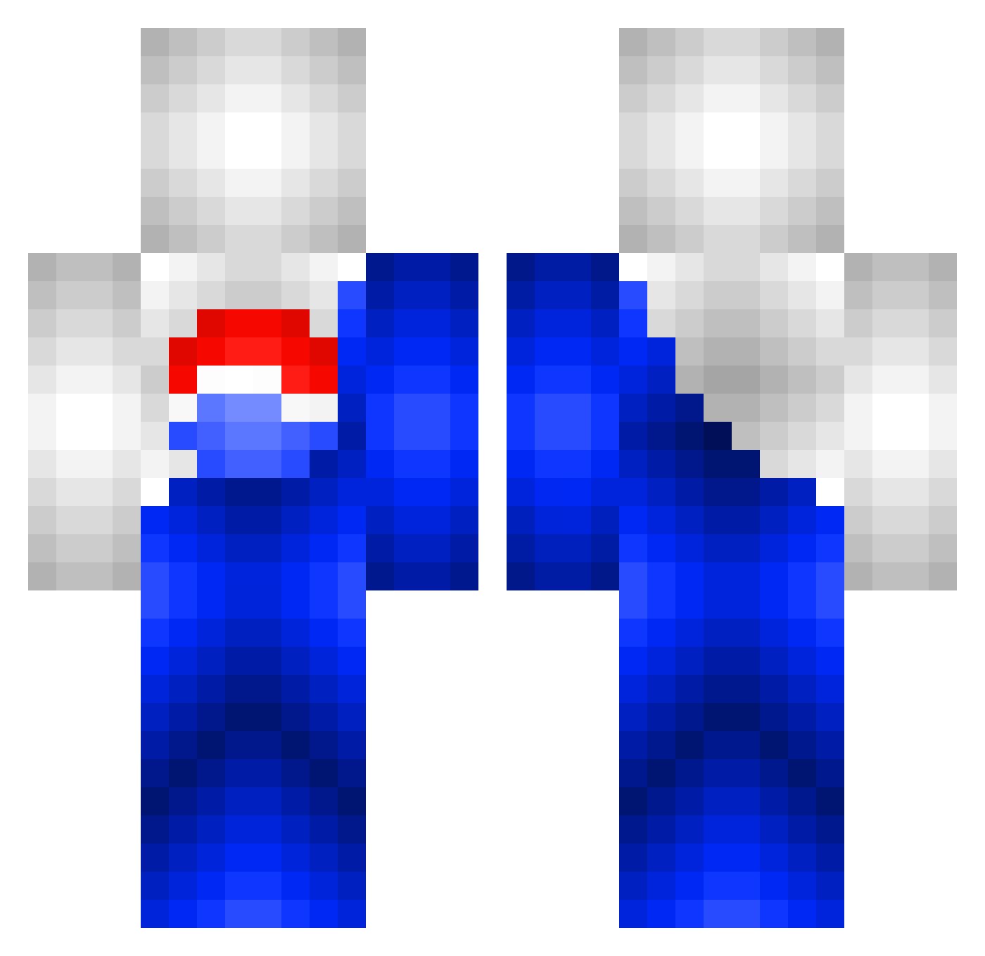 Sirmattington17 Minecraft skin, front and back view