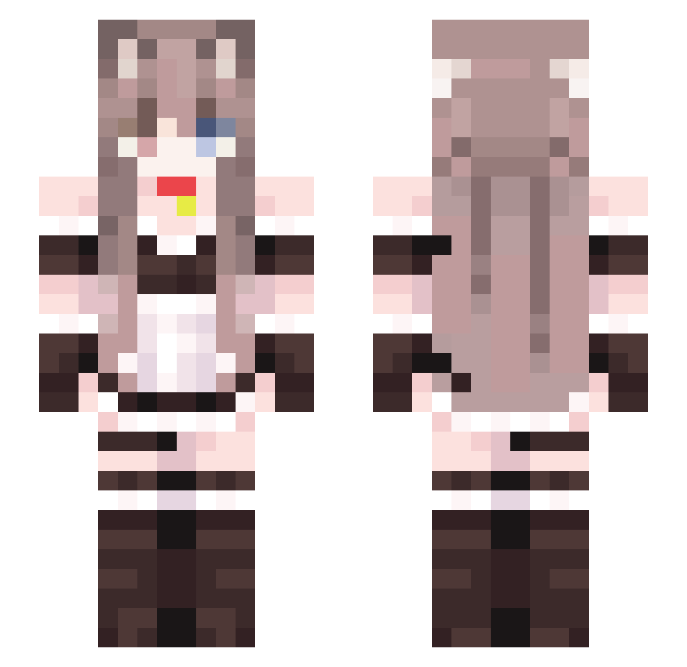 fretka_33 Minecraft skin, front and back view