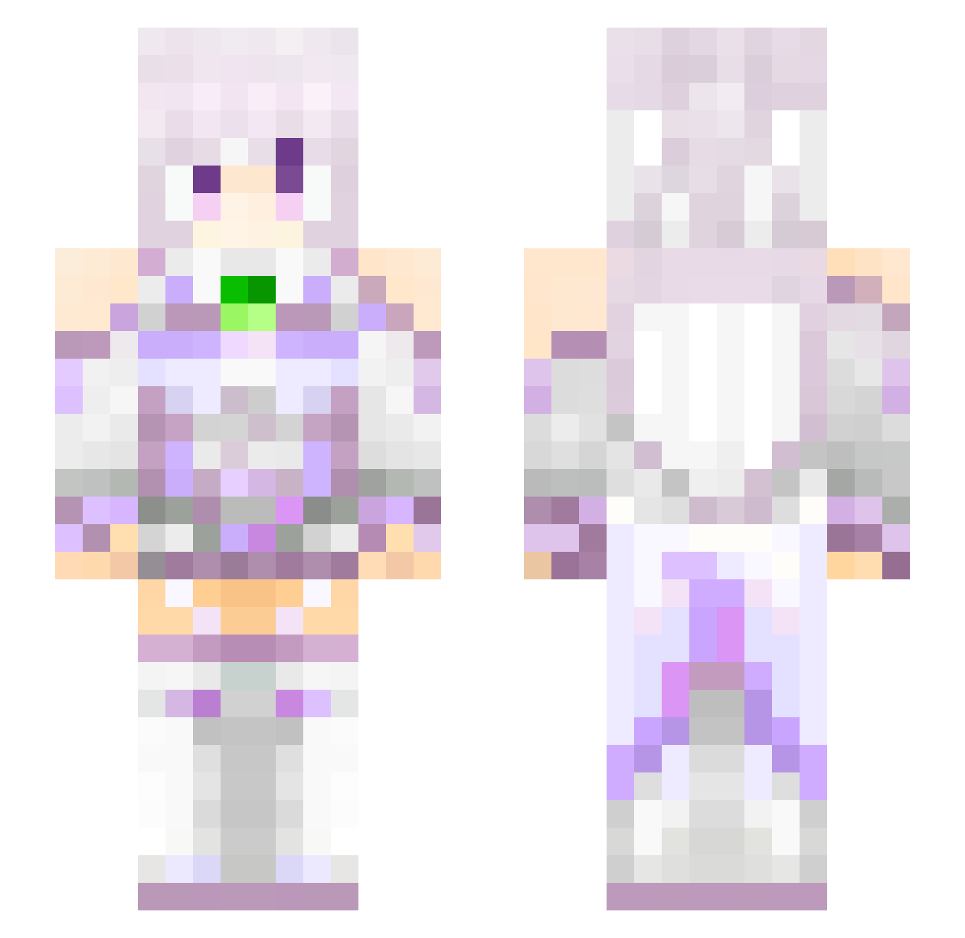 Wriothesley_bbg Minecraft skin, front and back view