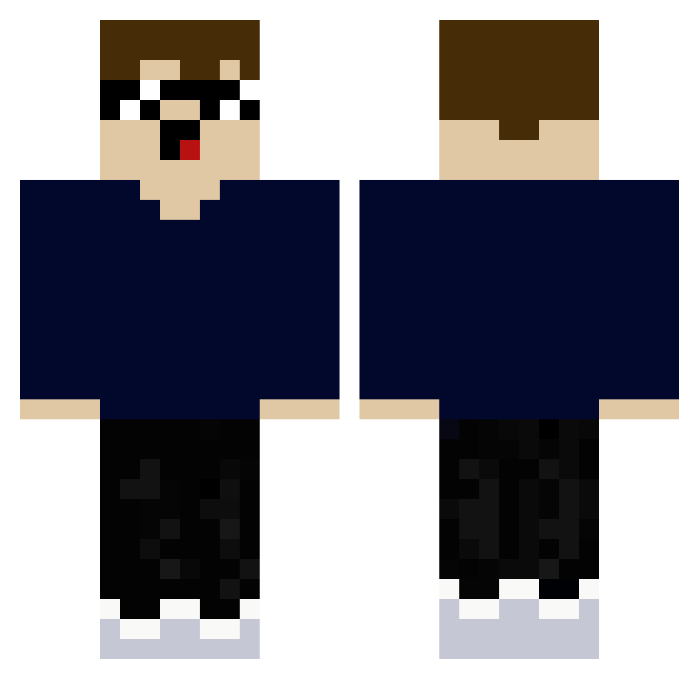 Juljanixs_15 Minecraft skin, front and back view