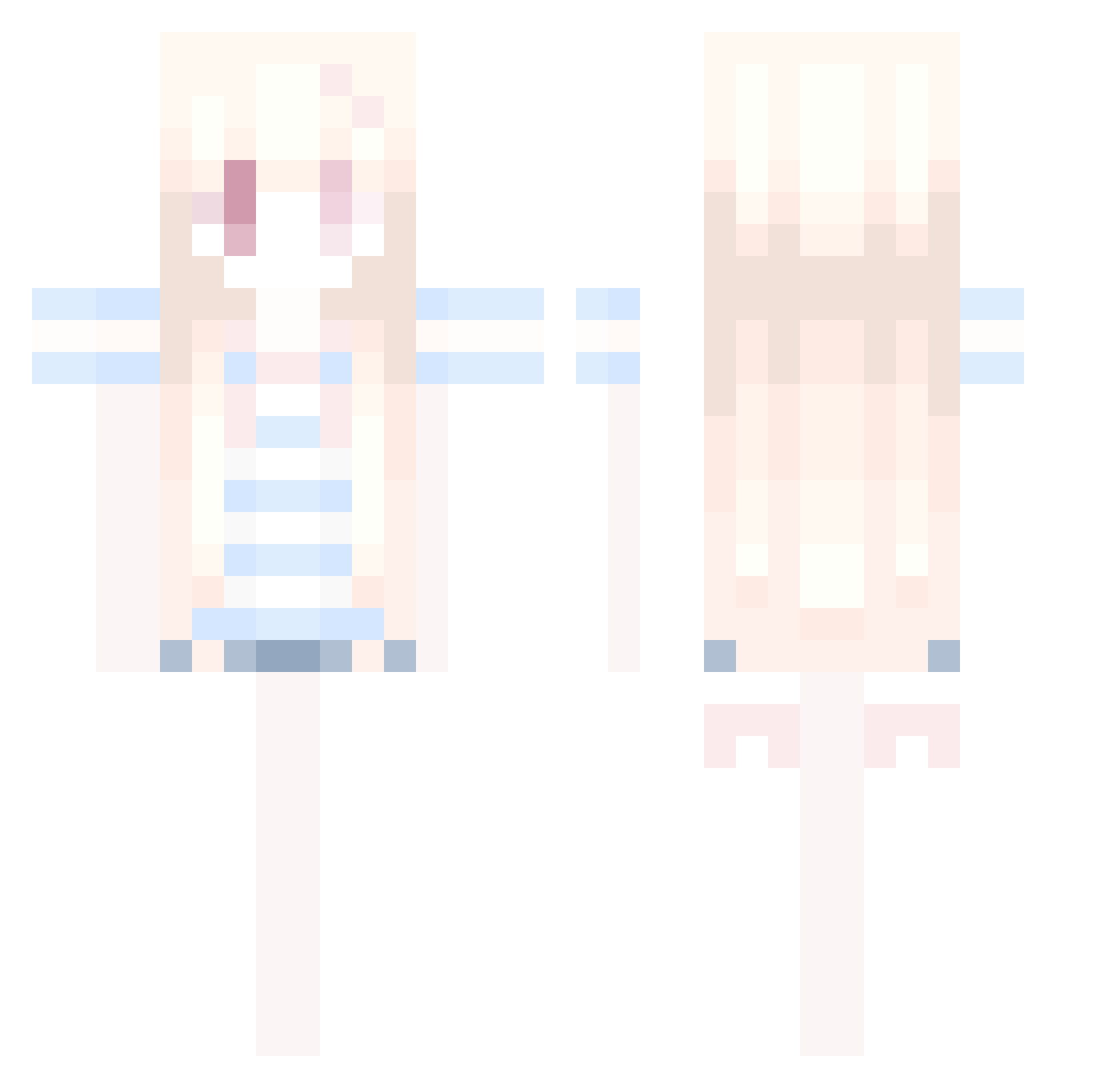 RealShiXin Minecraft skin, front and back view