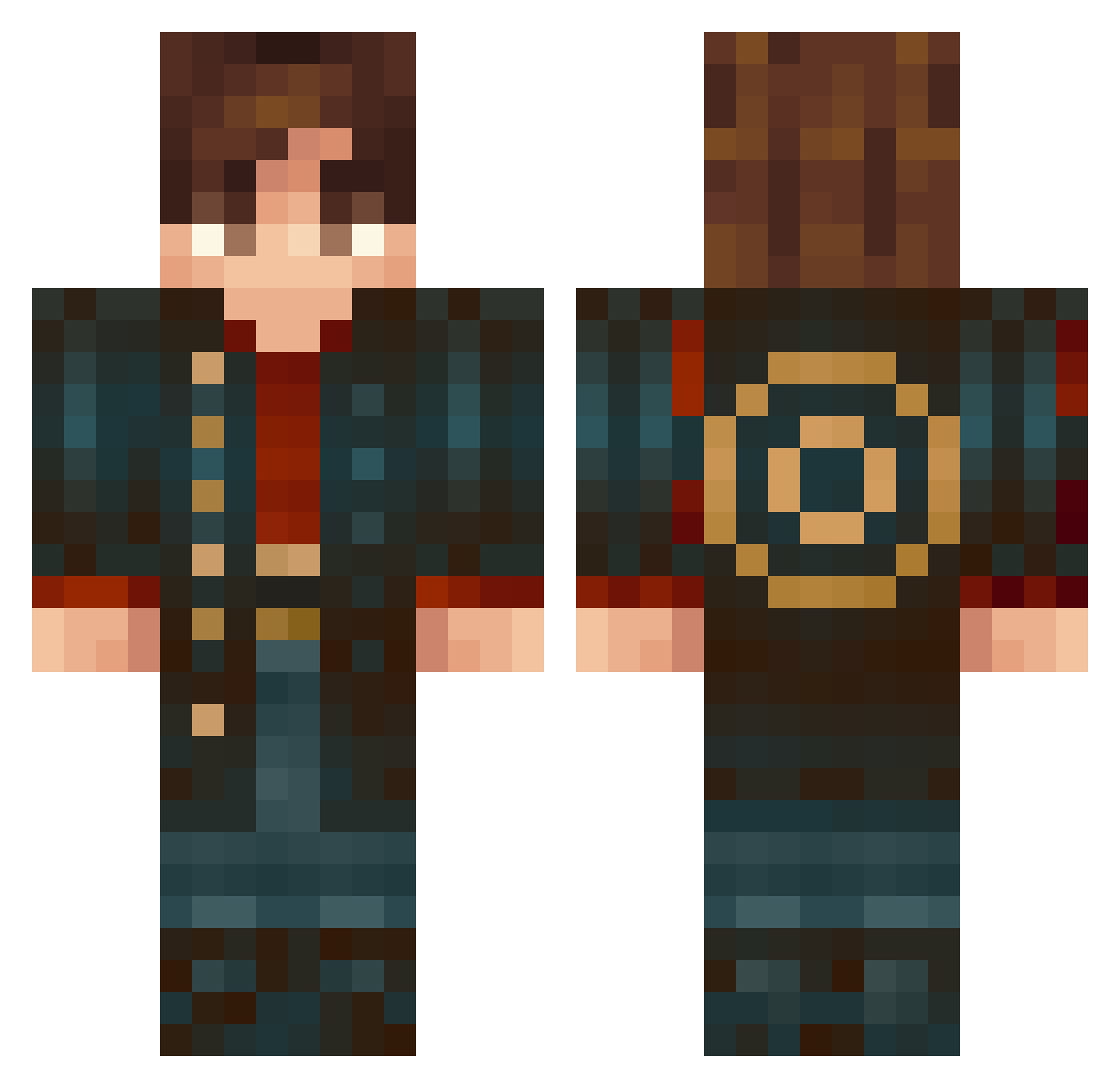 Spedicy_ Minecraft skin, front and back view