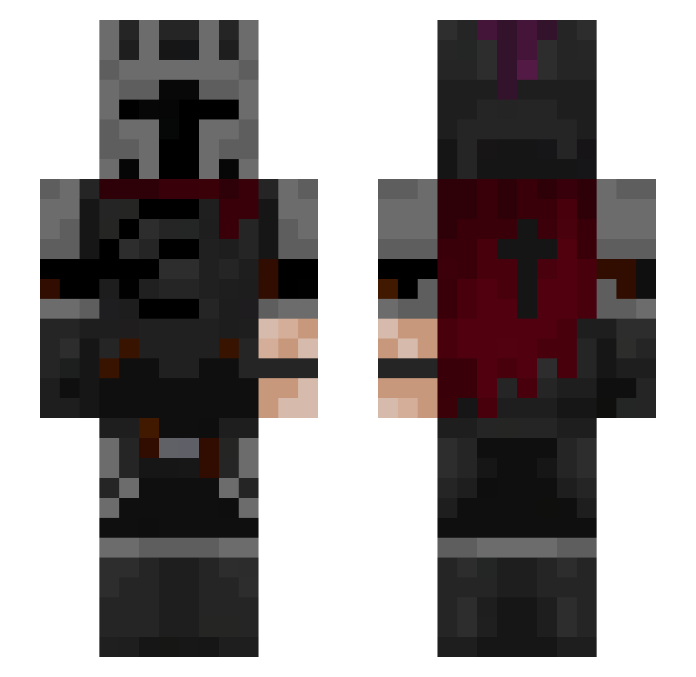 ndrr_ Minecraft skin, front and back view