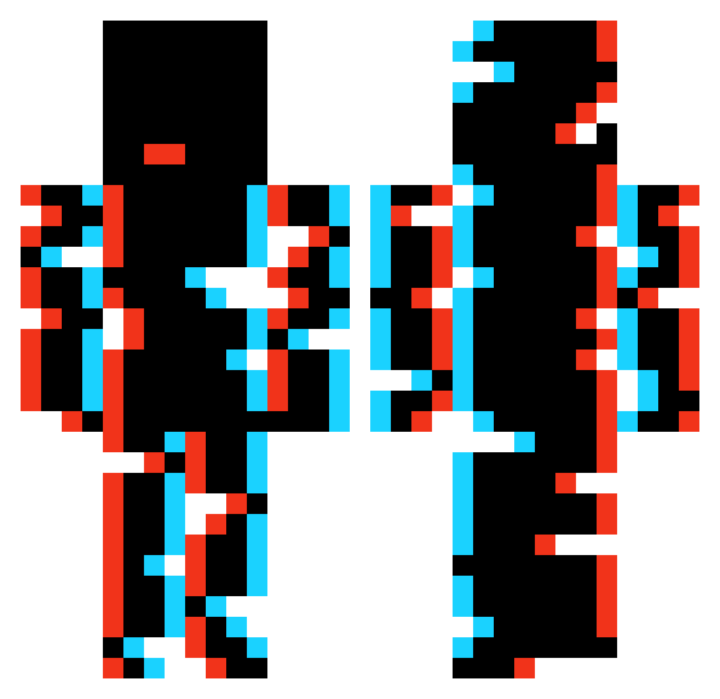 xX_Rayquaza_Xx Minecraft skin, front and back view
