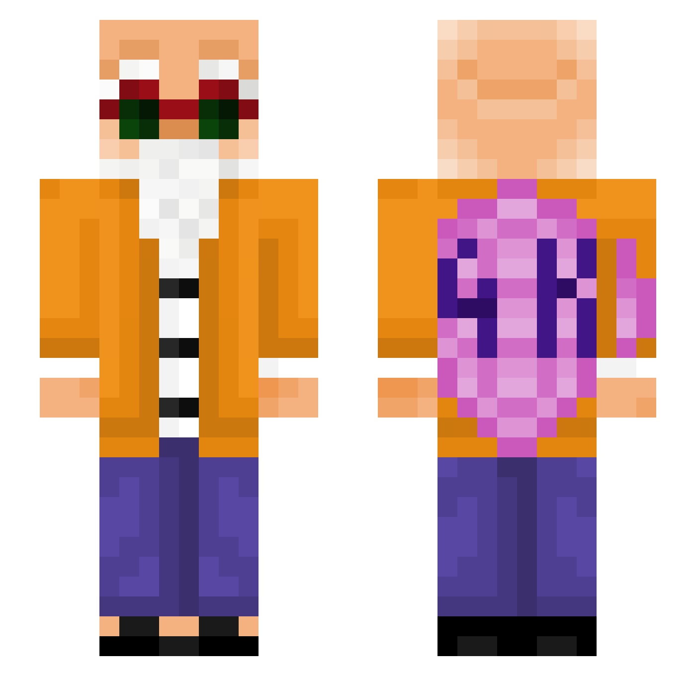 uGabrielDemon_ Minecraft skin, front and back view