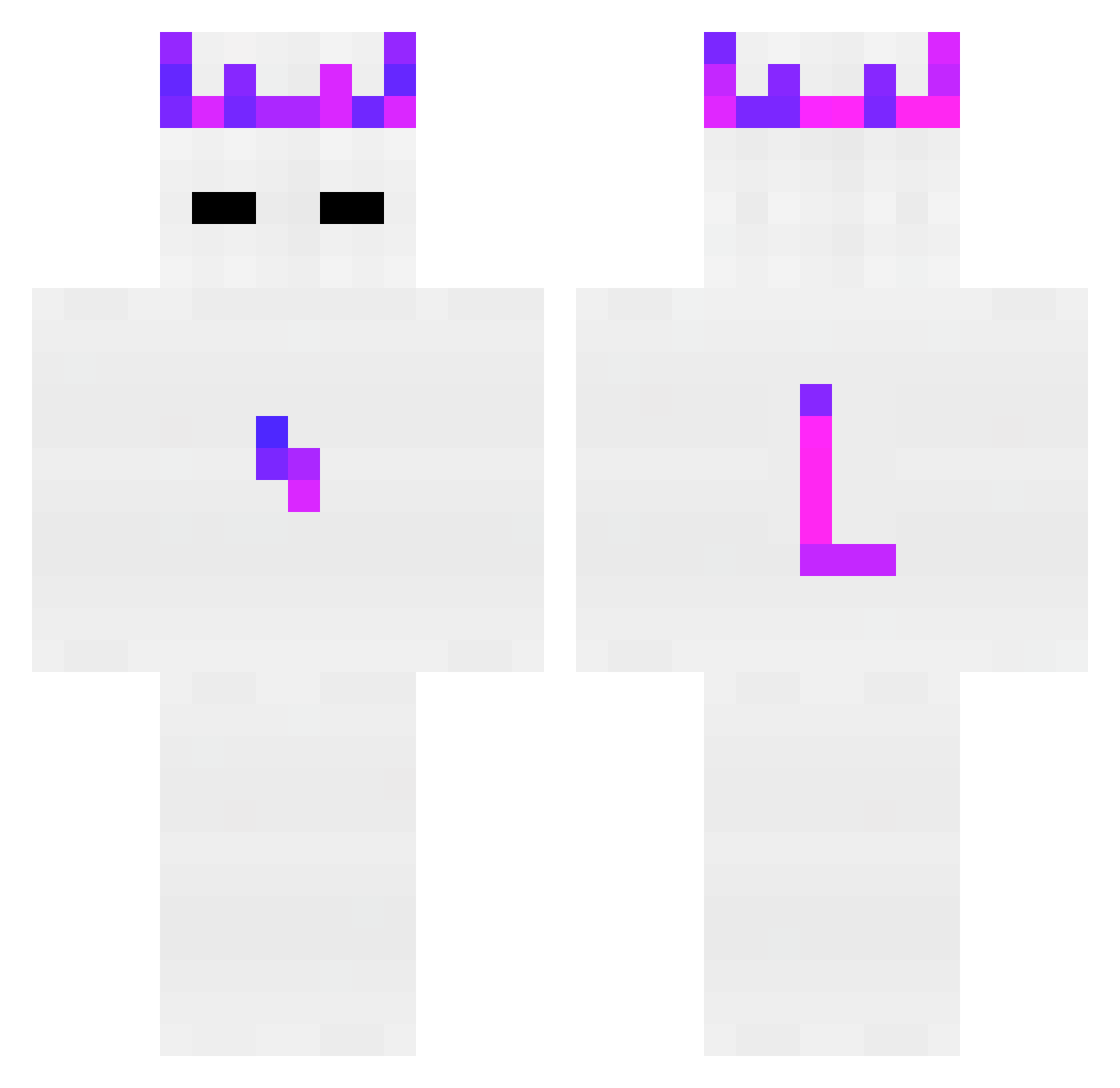 Yas_Sino2 Minecraft skin, front and back view