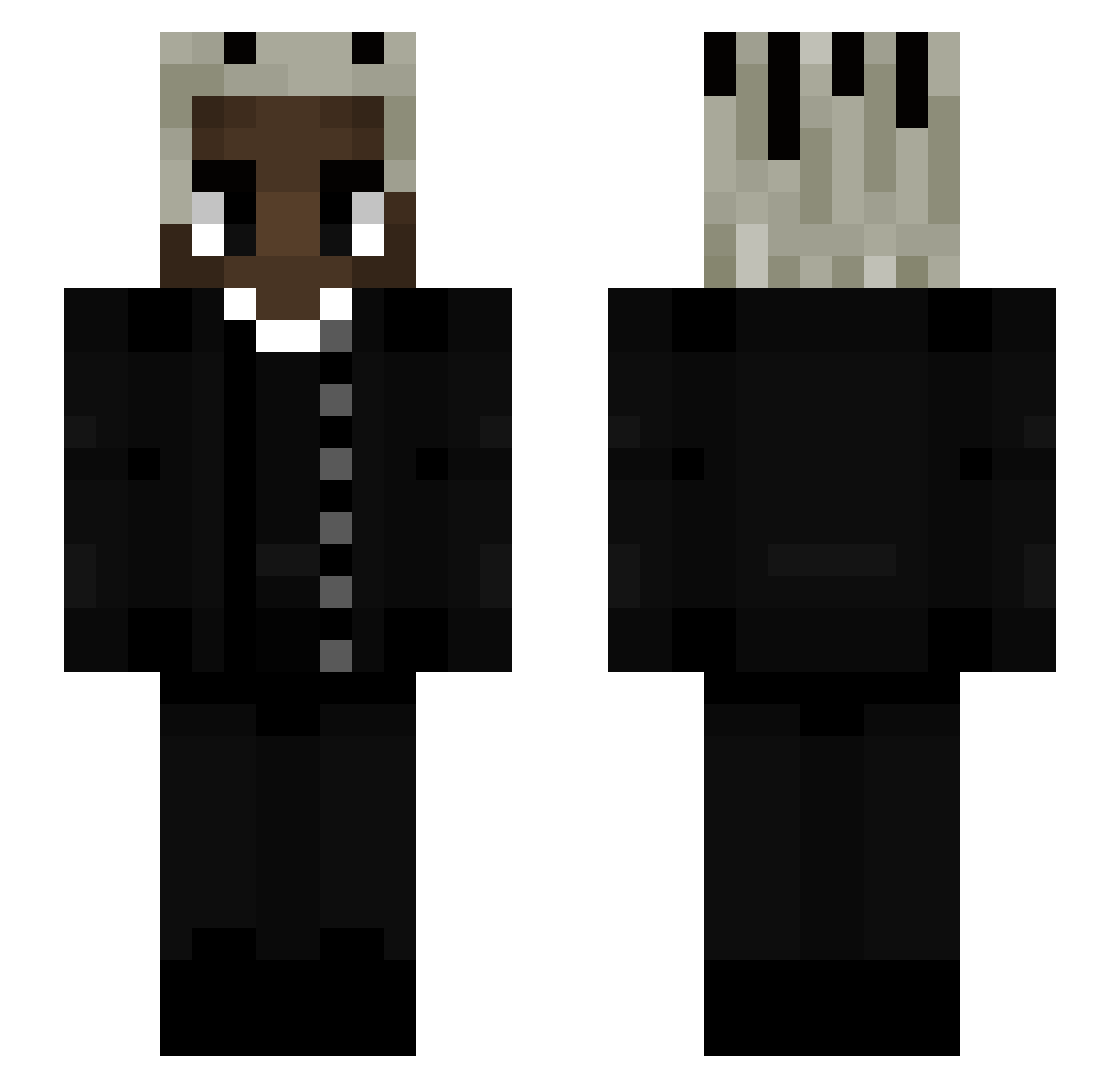 higglebottom_ Minecraft skin, front and back view