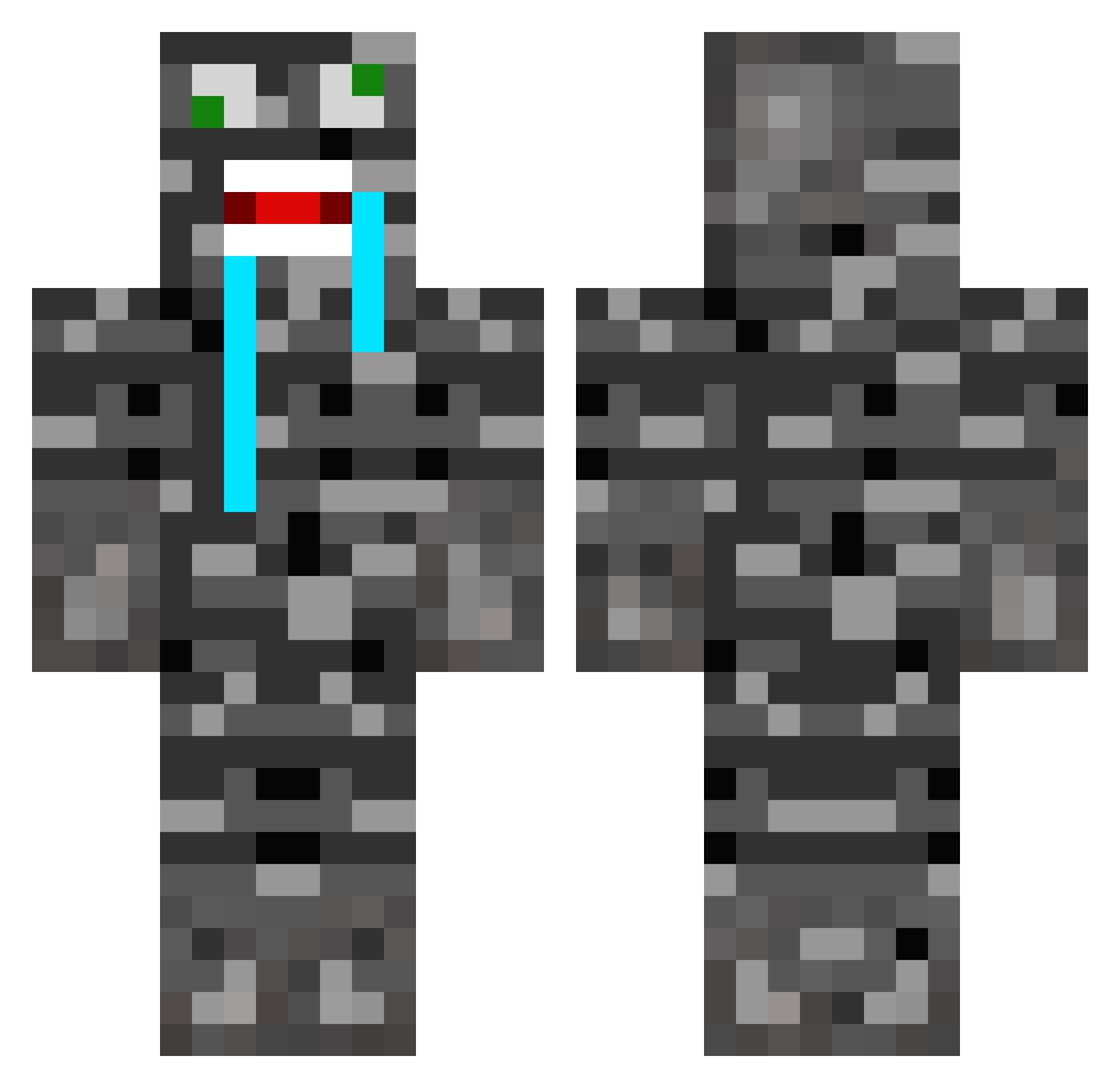 MarceloGomes19 Minecraft skin, front and back view