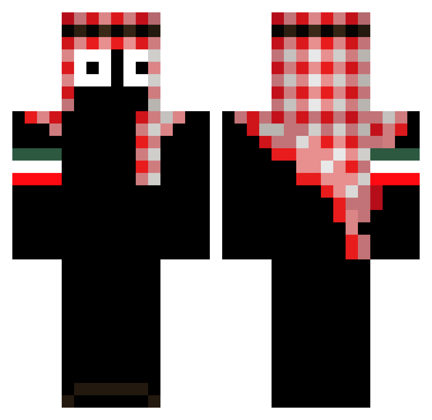 EUSOUJAMANTA Minecraft skin, front and back view