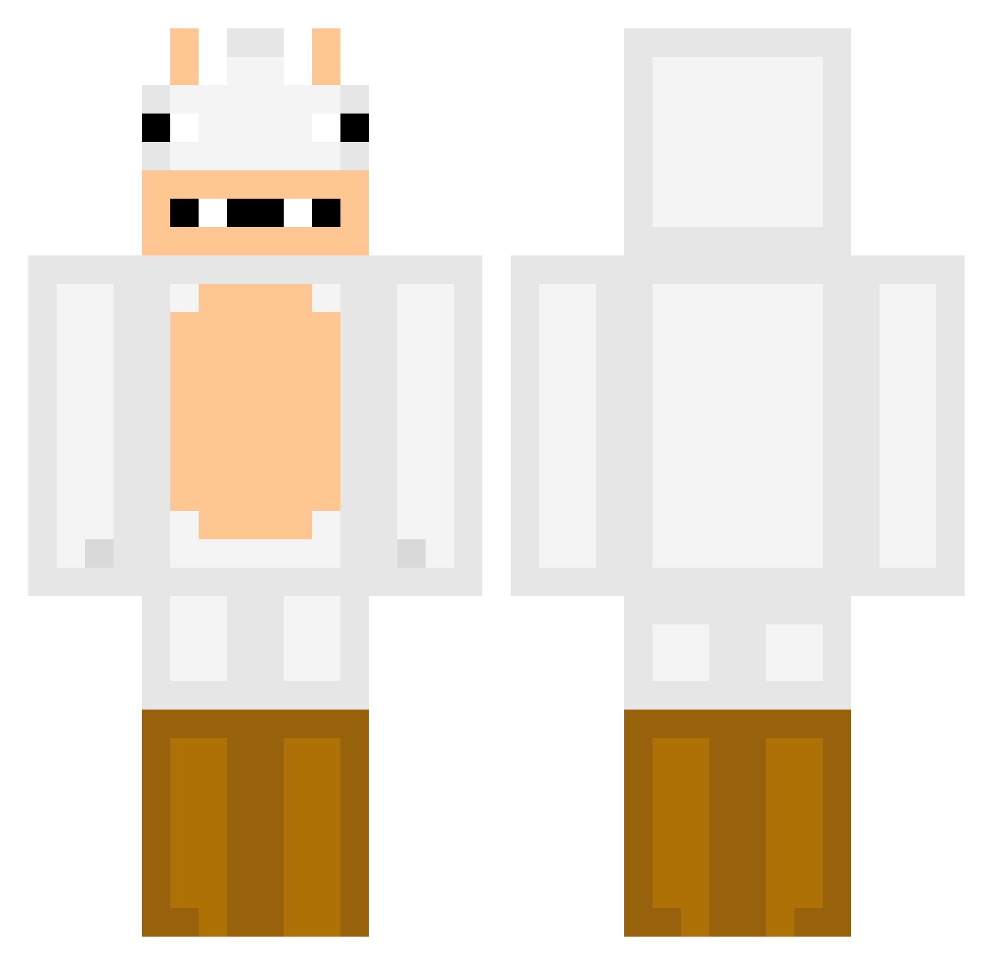 ____Rasmus____ Minecraft skin, front and back view